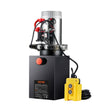 VEVOR Hydraulic Pump, 8 Quart Hydraulic Power Unit, Double Acting Dump Trailer Pump, 0.91 GPM Flow Rate, 3200 PSI Max Relief Pressure, DC 12V Hydraulic Pump for Dump Trailer Car Lifting