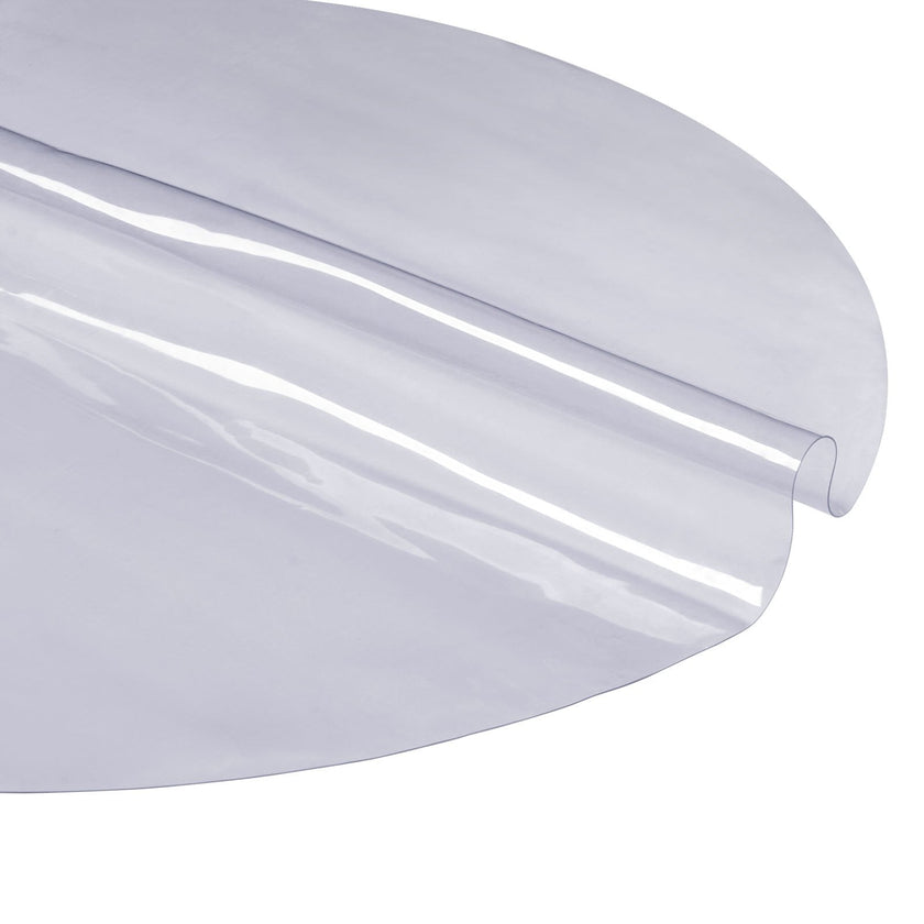 VEVOR Clear Table Cover Protector, 42 inch/1068 mm Round Table Cover, 1.5 mm Thick PVC Plastic Tablecloth, Waterproof Desktop Protector for Writing Desk, Coffee Table, Dining Room Table
