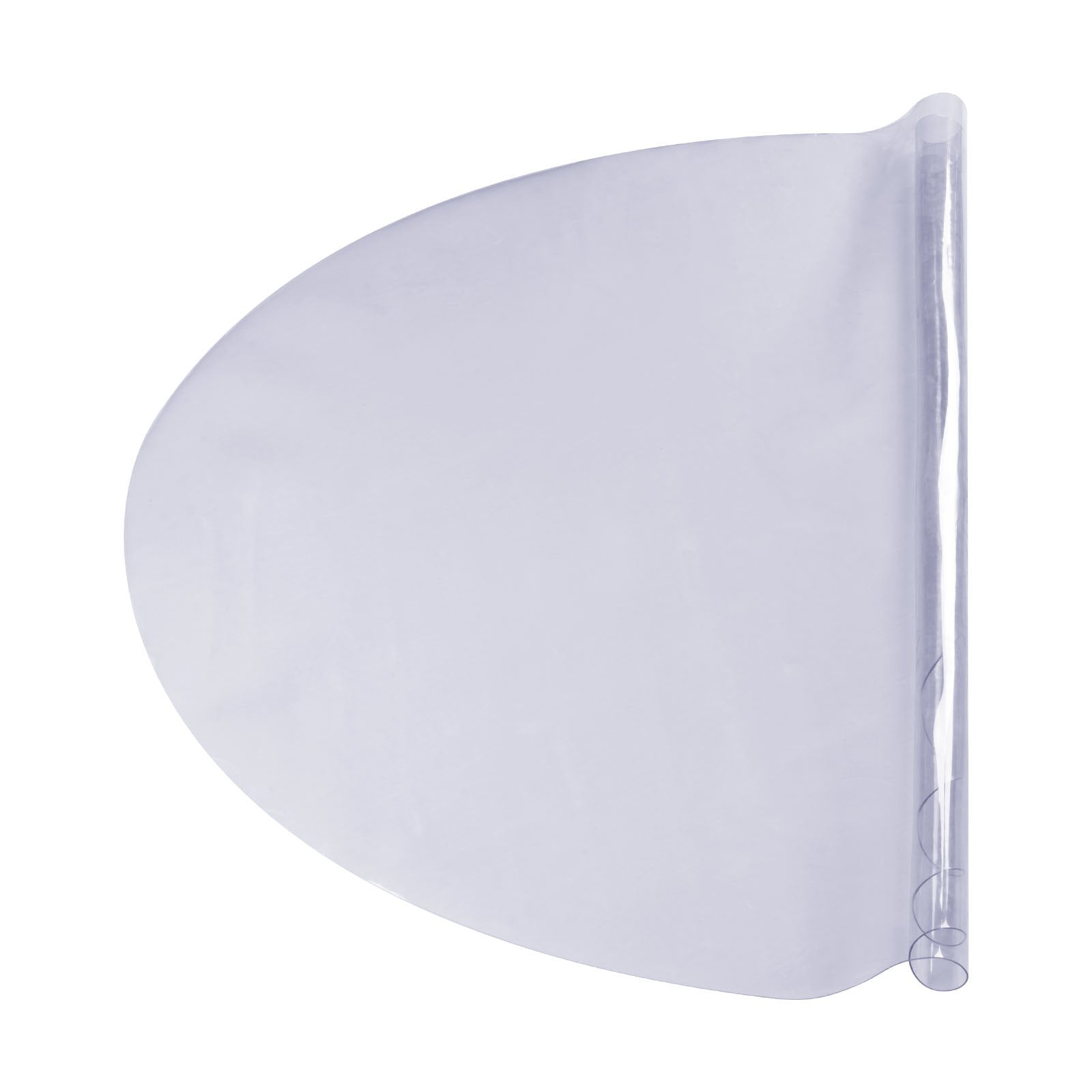 VEVOR Clear Table Cover Protector, 48 inch/1230 mm Round Table Cover, 1.5 mm Thick PVC Plastic Tablecloth, Waterproof Desktop Protector for Writing Desk, Coffee Table, Dining Room Table