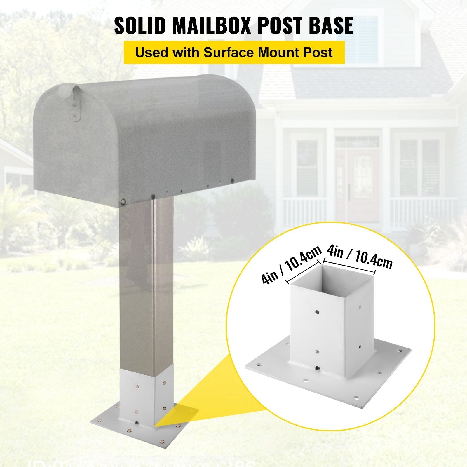 Vevor Post Base Mailbox Base Plate 4