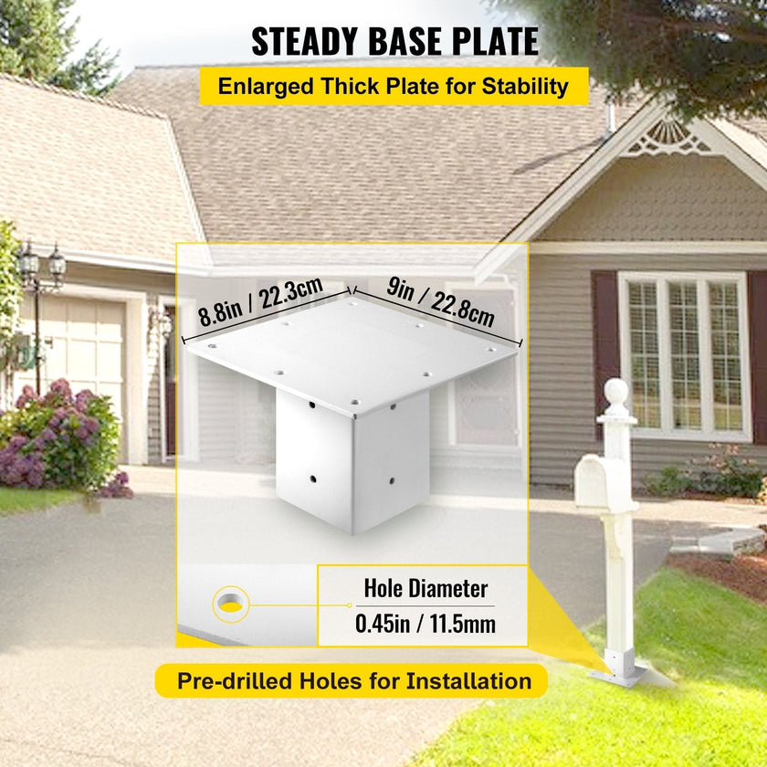 Vevor Post Base Mailbox Base Plate 4