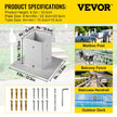 Vevor Post Base Mailbox Base Plate 4