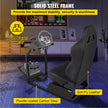 Racing Simulator Cockpit Gaming Chair W/ Stand For Logitech G920 G29 Ps3 Xbox360