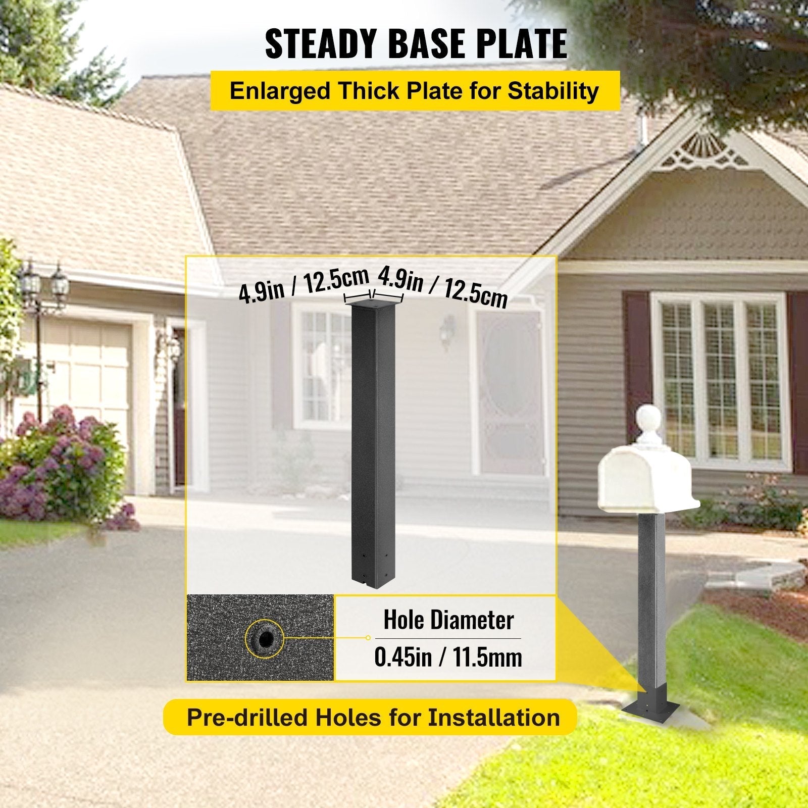 Vevor Mailbox Post Stand Mail Box Post 43