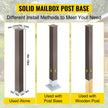 Vevor Mailbox Post Stand Mail Box Post 43