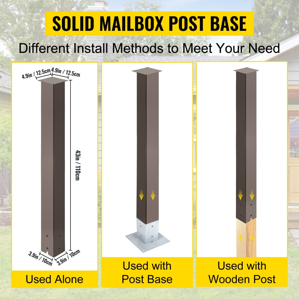 Vevor Mailbox Post Stand Mail Box Post 43