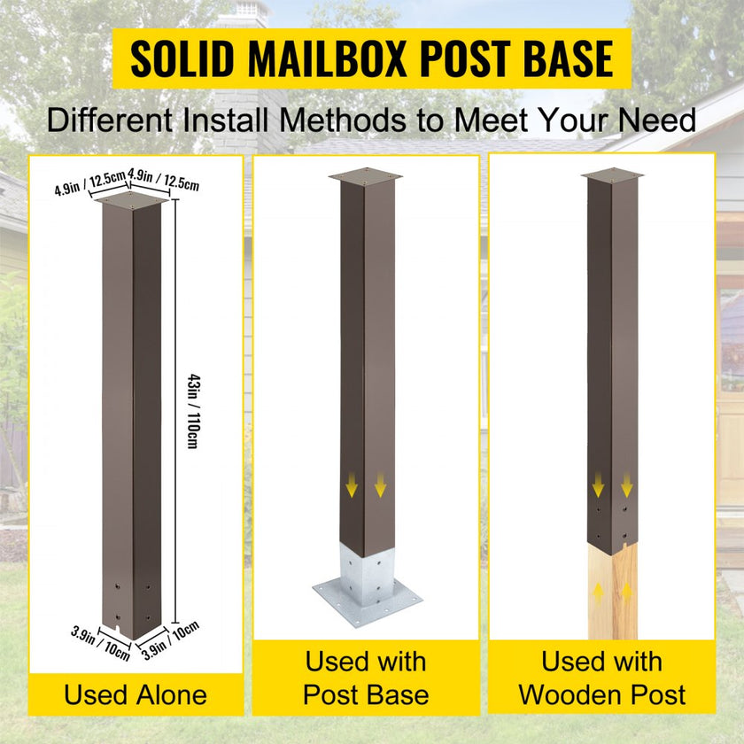 Vevor Mailbox Post Stand Mail Box Post 43