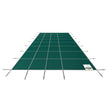 VEVOR Pool Safety Cover Fits 16x32ft Rectangle Inground Safety Pool Cover Green Mesh Solid Pool Safety Cover for Swimming Pool Winter Safety Cover