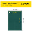 VEVOR Pool Safety Cover, Inground Pool Cover Fit for PP Material, Rectangle Inground Safety Pool Cover Green, Mesh Solid Pool Safety Cover for Swimming Pool Winter Safety Cover (16x36 ft)