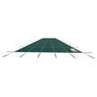 VEVOR Pool Safety Cover, Inground Pool Cover Fit for PP Material, Rectangle Inground Safety Pool Cover Green, Mesh Solid Pool Safety Cover for Swimming Pool Winter Safety Cover (16x36 ft)