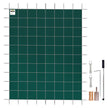 VEVOR Pool Safety Cover Fits 20x40ft Rectangle Inground Safety Pool Cover Green Mesh Solid Pool Safety Cover for Swimming Pool Winter Safety Cover