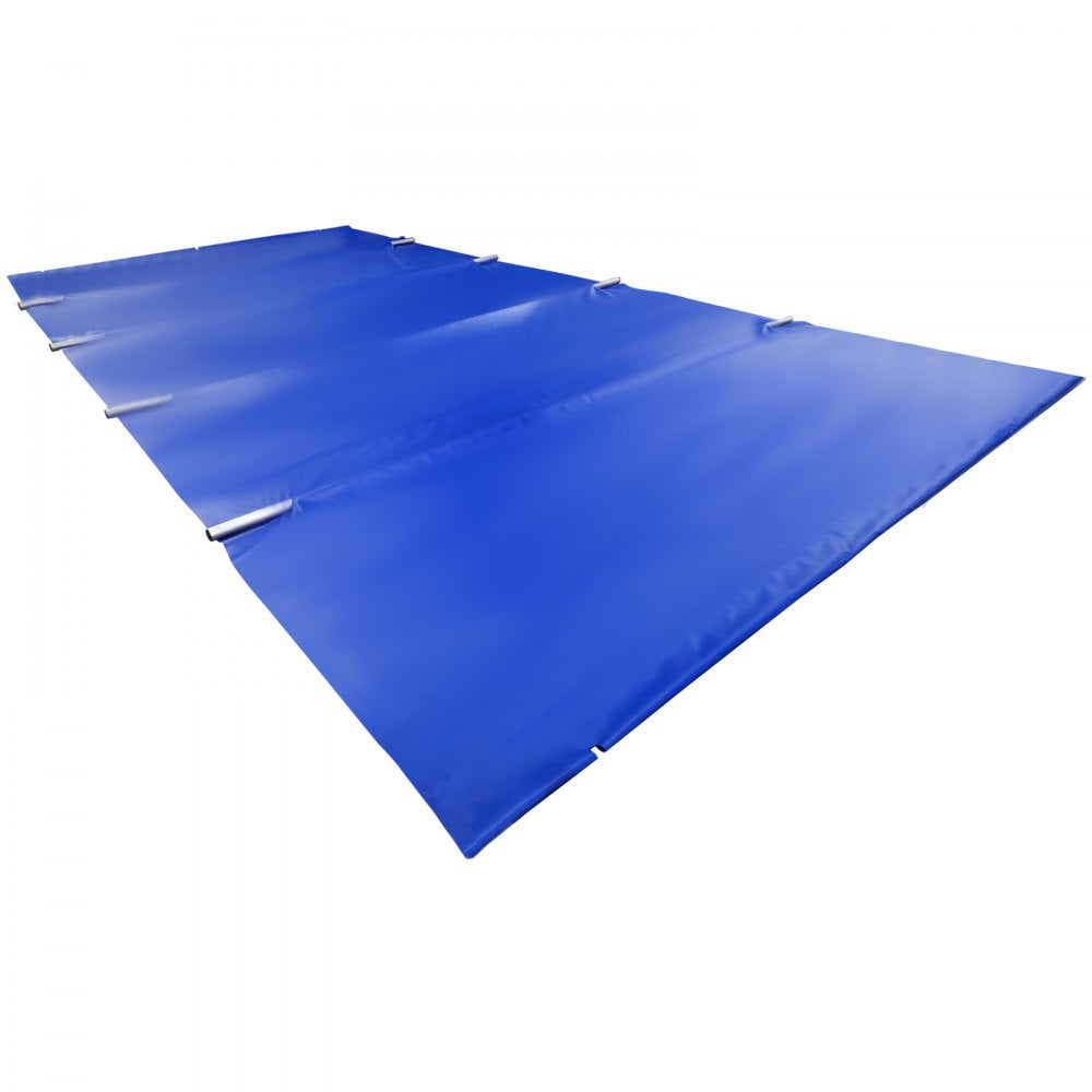 VEVOR Pool Safety Cover, 10.5x20 ft In-ground Pool Cover, Blue In-ground Pool Cover, PVC Pool Covers Rectangular Solid Safety Pool Cover with Aluminum Battens for Swimming Pool Winter Protection Cover