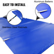 VEVOR Pool Safety Cover, 10.5x20 ft In-ground Pool Cover, Blue In-ground Pool Cover, PVC Pool Covers Rectangular Solid Safety Pool Cover with Aluminum Battens for Swimming Pool Winter Protection Cover