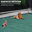 VEVOR Pool Safety Cover, 11.5x19.6 ft In-ground Pool Cover, Green PVC Pool Covers, Rectangular Safety Pool Cover In-ground Cover Solid Safety Pool Cover for Swimming Pool Winter Protection Cover