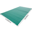 VEVOR Pool Safety Cover, 11.5x19.6 ft In-ground Pool Cover, Green PVC Pool Covers, Rectangular Safety Pool Cover In-ground Cover Solid Safety Pool Cover for Swimming Pool Winter Protection Cover