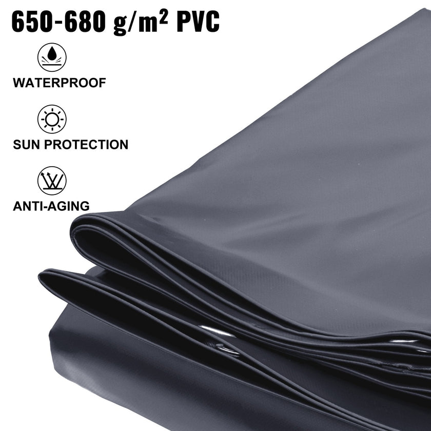 VEVOR Pool Safety Cover, In-ground Pool Cover 13x23 ft, PVC Safety Pool Cover
