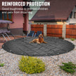 VEVOR Pool Safety Cover In-Ground Pool Cover 16 ft Dia. PVC Pool Cover, Round
