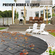 VEVOR Pool Safety Cover, 23 ft Dia. In-ground Pool Cover, Charcoal PVC Pool Covers, Round Safety Pool Cover In-ground Safety Cover Solid Safety Pool Cover for Swimming Pool Winter Protection Cover
