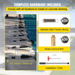 VEVOR Inground Pool Safety Cover Winter Pool Cover 20 x 38 ft with Right Step
