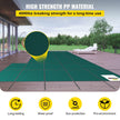 VEVOR Inground Pool Safety Cover Winter Pool Cover 22 x 42 ft with Right Step