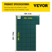 VEVOR Inground Pool Safety Cover Winter Pool Cover 22 x 42 ft with Right Step