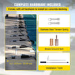 VEVOR Inground Pool Safety Cover Winter Pool Cover 18 x 34 ft with Left Step
