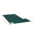 VEVOR Inground Pool Safety Cover Winter Pool Cover 18 x 34 ft with Left Step