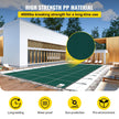 VEVOR Inground Pool Safety Cover Winter Pool Cover 20 x 42 ft with Anchor Tools