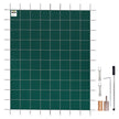 VEVOR Inground Pool Safety Cover Winter Pool Cover 20 x 42 ft with Anchor Tools