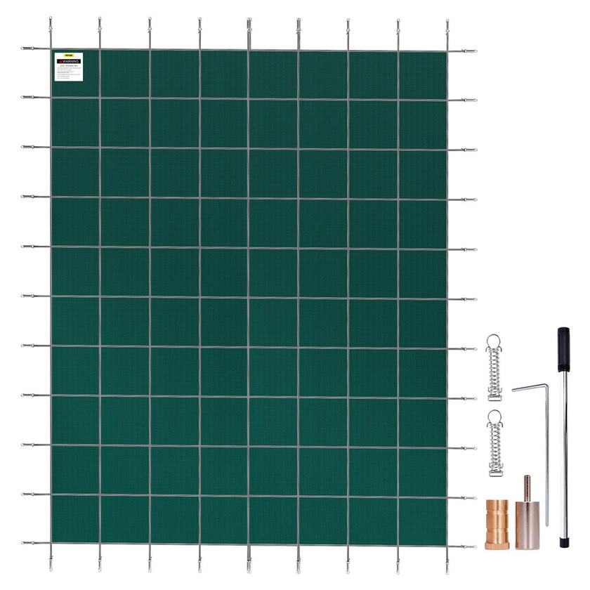 VEVOR Inground Pool Safety Cover Winter Pool Cover 20 x 42 ft with Anchor Tools