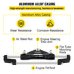VEVOR Hydraulic Steering Cylinder 300HP, Hydraulic Steering, Front Mount, Hydraulic Outboard Steering Cylinder for Marine Boat Steering System