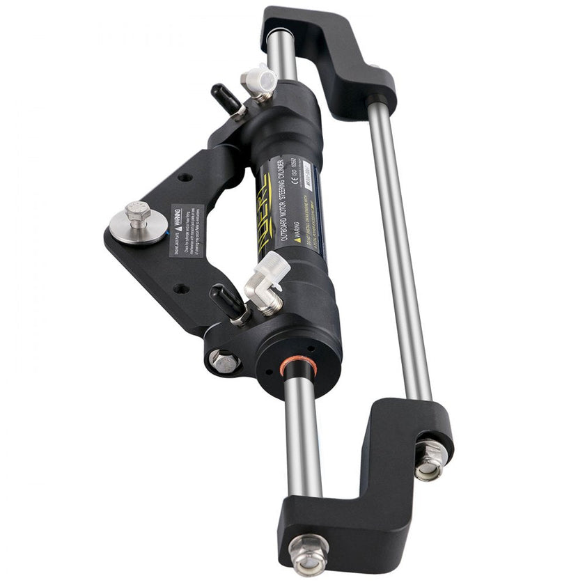VEVOR Hydraulic Steering Cylinder 300HP, Hydraulic Steering, Front Mount, Hydraulic Outboard Steering Cylinder for Marine Boat Steering System