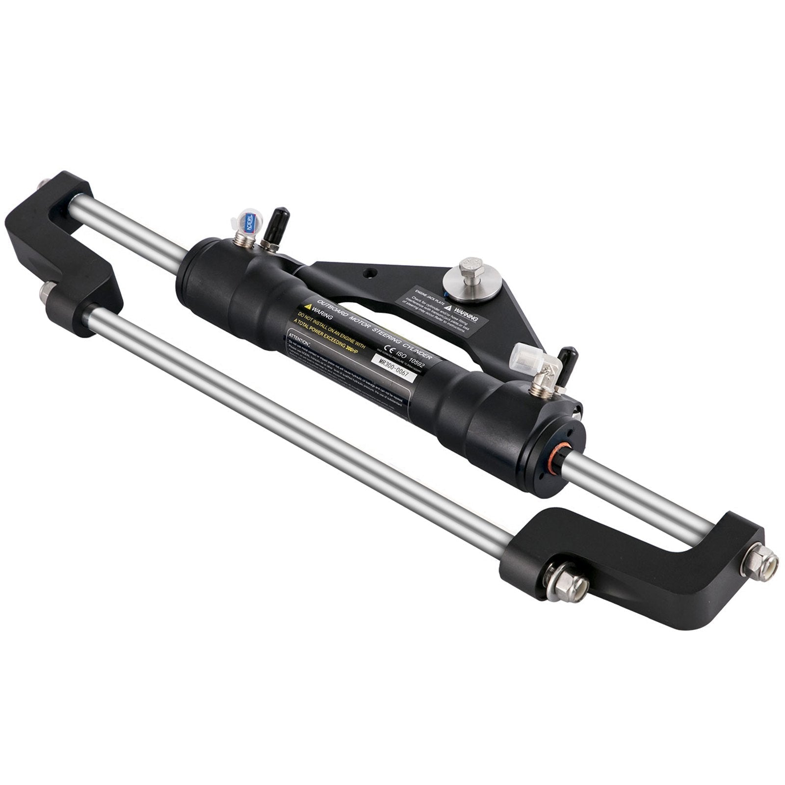 VEVOR Hydraulic Boat Steering Kit, 300HP Hydraulic Steering Kit Helm Pump, Hydraulic Outboard Steeing Kit with 14 Feet Hydraulic Steering Hose for Boat Steering System
