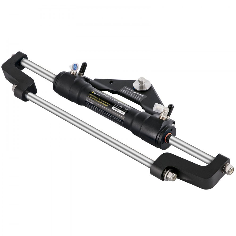 VEVOR Hydraulic Outboard Steering Kit 300HP, Hydraulic Steering Kit Helm Pump,Hydraulic Boat Steering Kit with 22 Feet Hydraulic Steering Hose for Boat Steering System