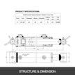 VEVOR Hydraulic Cylinder 2\