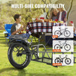 VEVOR Bike Cargo Trailer, 70 lbs Load Capacity, Heavy-Duty Bicycle Wagon Cart, Compact Storage & Quick Release Structure with Universal Hitch, 20