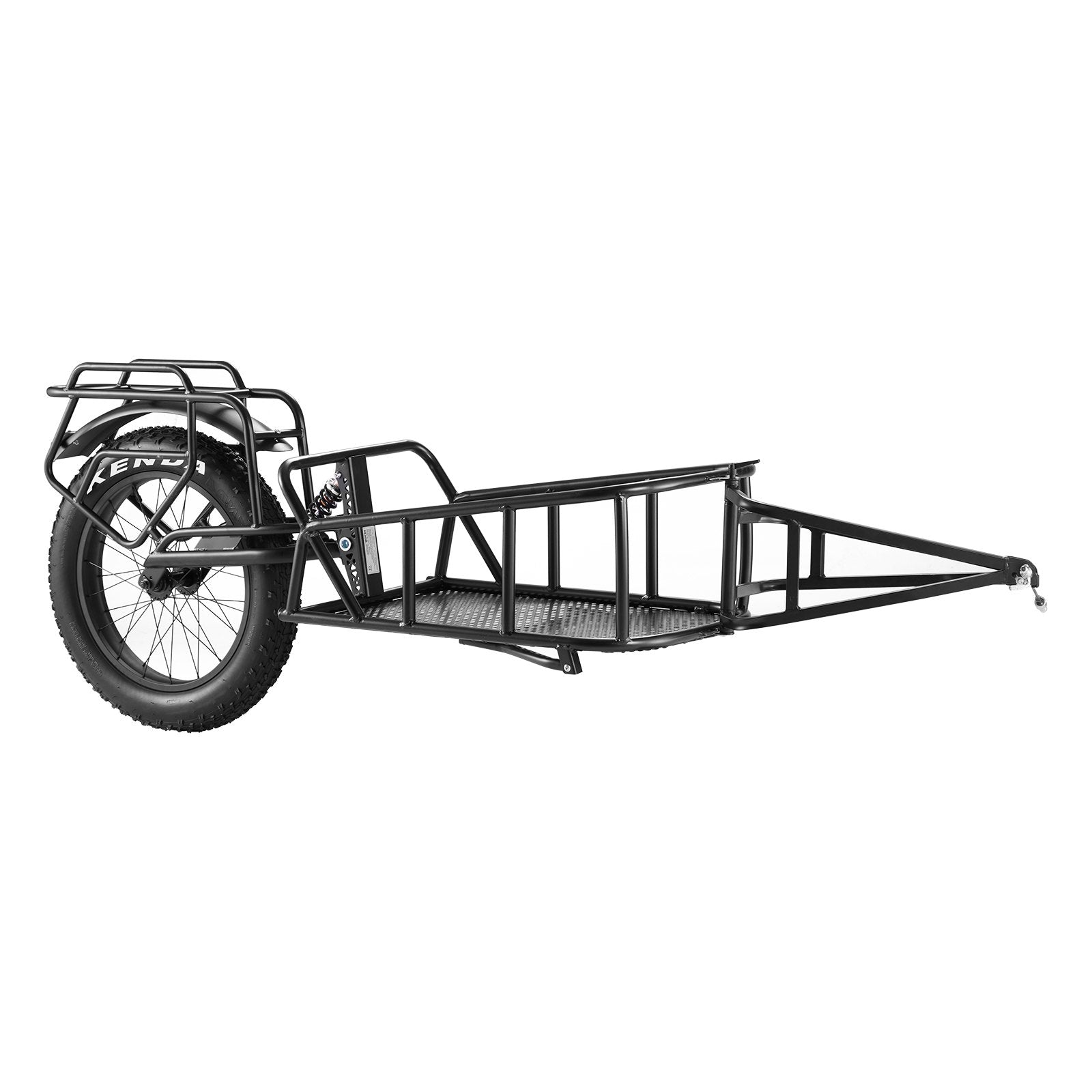 VEVOR Bike Cargo Trailer, 70 lbs Load Capacity, Heavy-Duty Bicycle Wagon Cart, Compact Storage & Quick Release Structure with Universal Hitch, 20