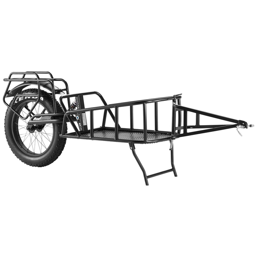 VEVOR Bike Cargo Trailer, 70 lbs Load Capacity, Heavy-Duty Bicycle Wagon Cart, Compact Storage & Quick Release Structure with Universal Hitch, 20