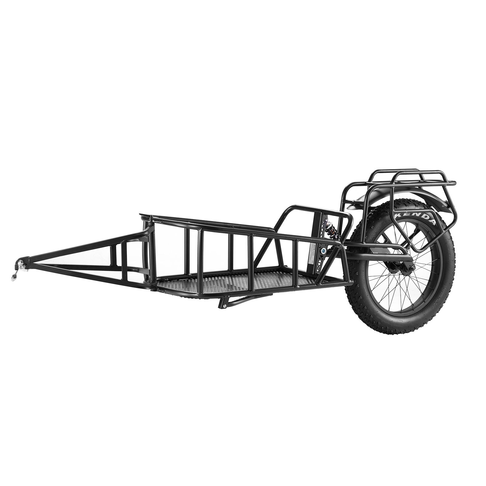 VEVOR Bike Cargo Trailer, 70 lbs Load Capacity, Heavy-Duty Bicycle Wagon Cart, Compact Storage & Quick Release Structure with Universal Hitch, 20