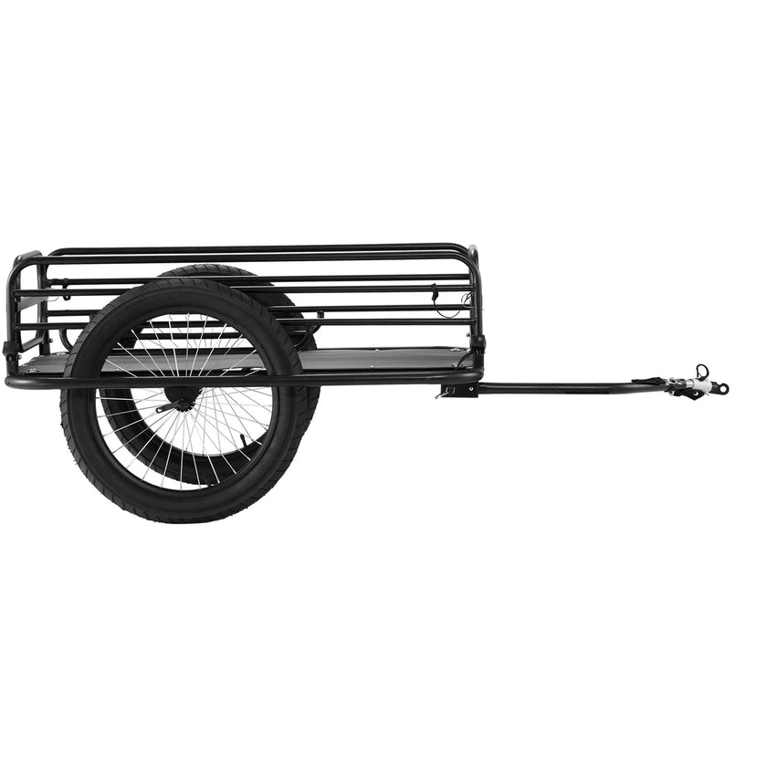 VEVOR Bike Cargo Trailer, 275 lbs Load Capacity, Heavy-Duty Bicycle Wagon Cart, Foldable Compact Storage & Quick Release with Universal Hitch, 20