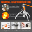 VEVOR Hydraulic Gear Puller, 15 Ton Max Capacity Wheel Bearing Pulling Separator, 2 or 3 Jaws Puller, Vertically and Horizontally, 12