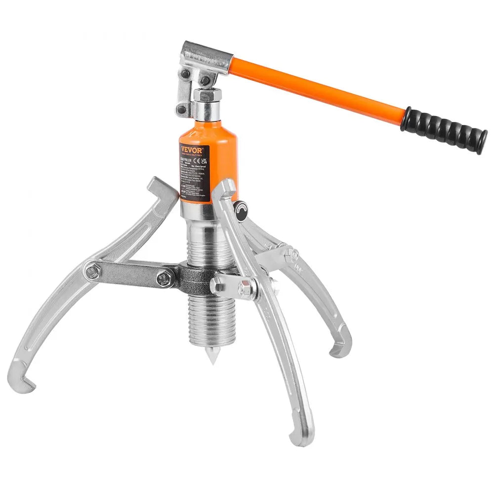 VEVOR Hydraulic Gear Puller, 15 Ton Max Capacity Wheel Bearing Pulling Separator, 2 or 3 Jaws Puller, Vertically and Horizontally, 12