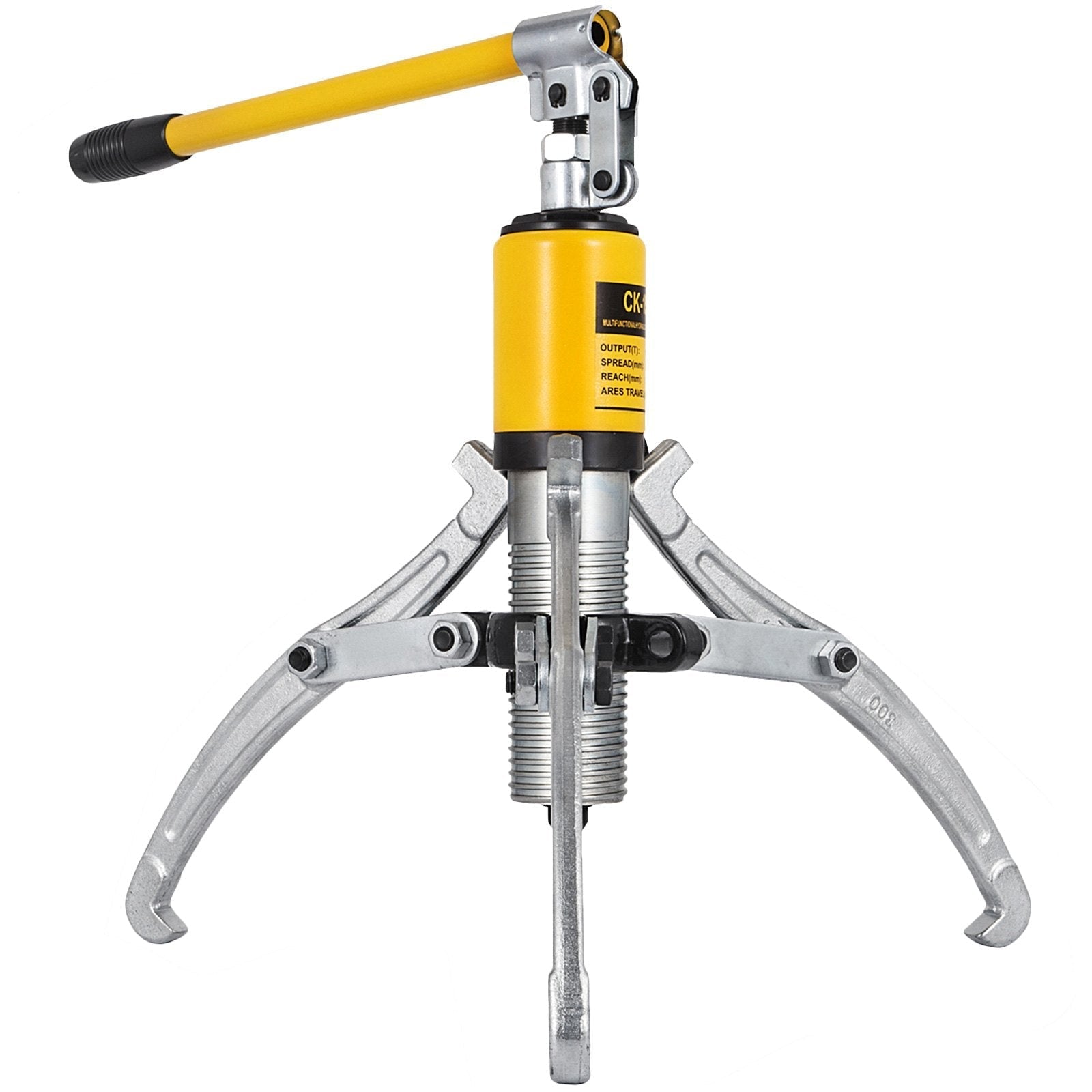 VEVOR 15 Ton Hydraulic Gear Puller Adjustable 3 Jaws Wheel Bearing Pulling Separator 3 in 1 Pump Oil Tube Drawing Machine Wheel Bearing Hub Removal Tool w/Case