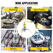 VEVOR 15 Ton Hydraulic Gear Puller Adjustable 3 Jaws Wheel Bearing Pulling Separator 3 in 1 Pump Oil Tube Drawing Machine Wheel Bearing Hub Removal Tool w/Case