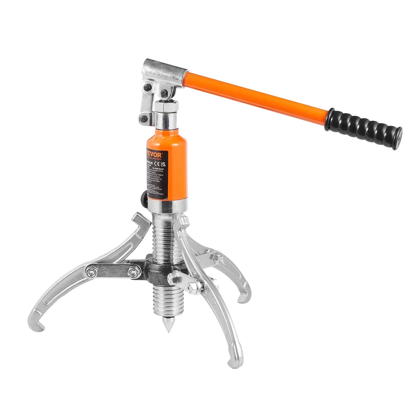 VEVOR Hydraulic Gear Puller, 5 Ton Max Capacity Wheel Bearing Pulling Separator, 2 or 3 Jaws Puller, Vertically and Horizontally, 8