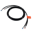 VEVOR Outboard Hose Kit, 20 ft Hydraulic Steering Hose, 2-Piece Leak-Proof TPEE Hydraulic Boat Hoses, Compatible with Marine Hydraulic Outboard Steering Boat System up to 300 HP