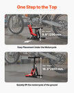 VEVOR Dirt Bike Lift Stand 440 LBS Adjustable Hydraulic Motorcycle Lift Jack