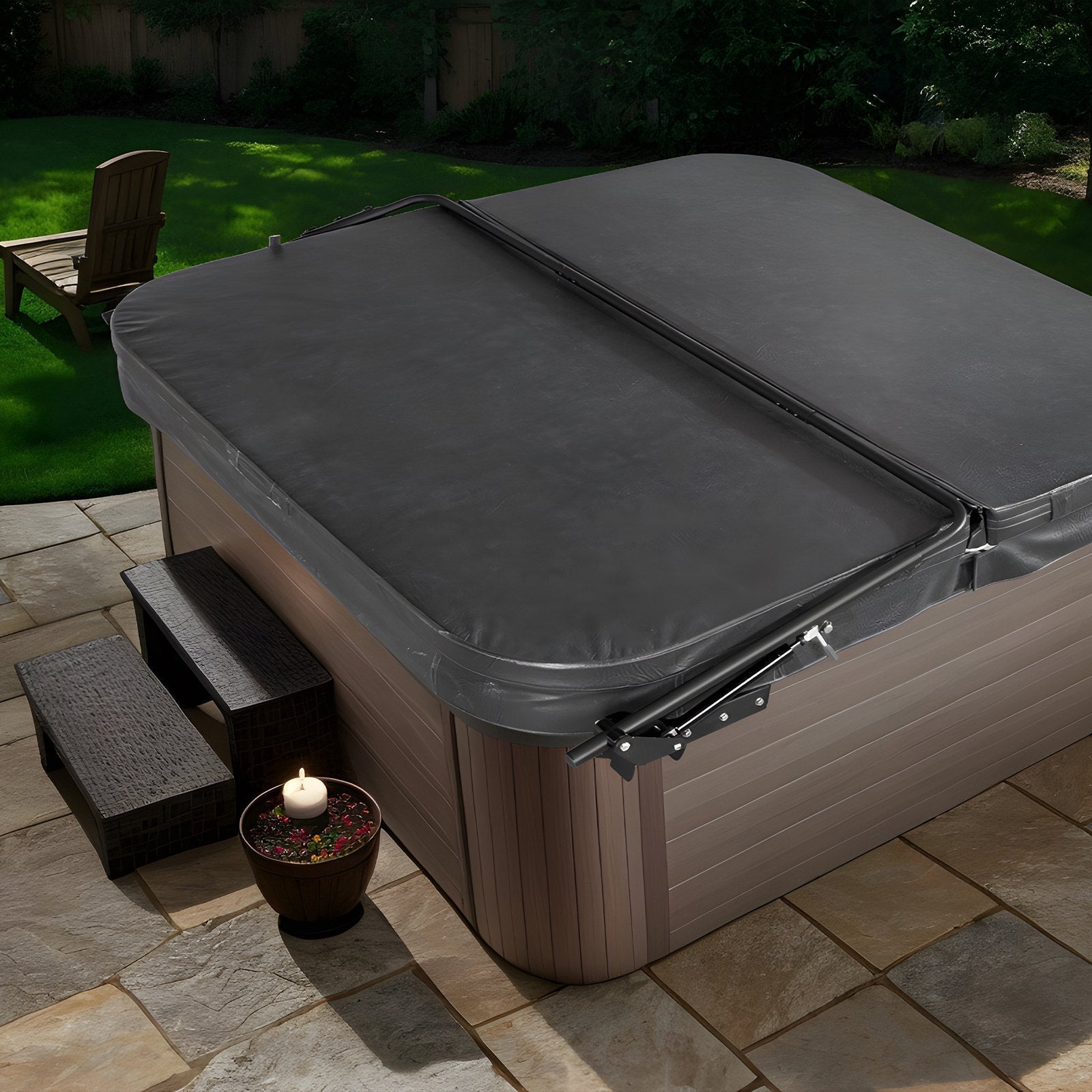 VEVOR Hot Tub Cover Lift, Spa Cover Lift, Hydraulic, Width 69