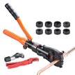 VEVOR Copper Tube Fittings Crimping Tool with 8 Jaws Pipe Cutter 360° Rotatable