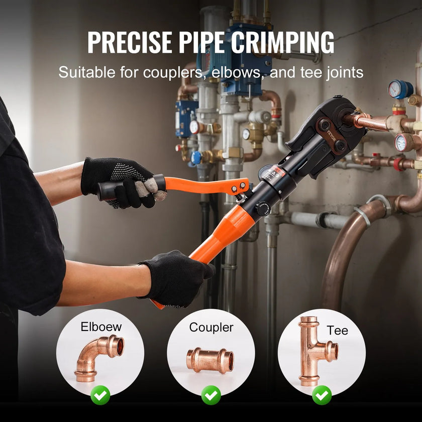 VEVOR Copper Tube Fittings Crimping Tool with 1/2